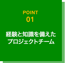 経験と知識を備えたプロジェクトチーム